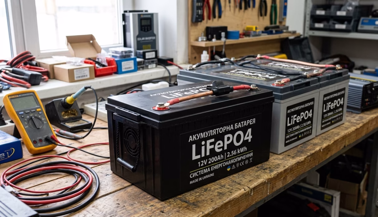 Чи безпечно встановлювати акумуляторні батареї LiFePO4 для інвертора у квартирі під час частих відключень світла?