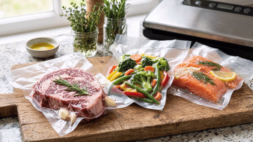 Хранение продуктов в вакуумной упаковке